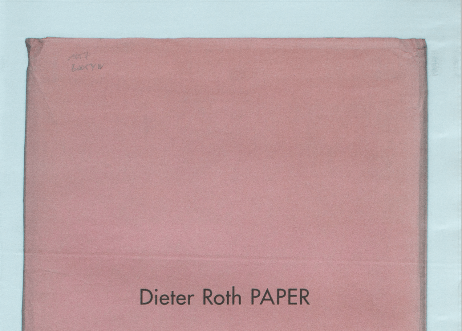 Zeitungsprodukt Dieter Roth PAPER